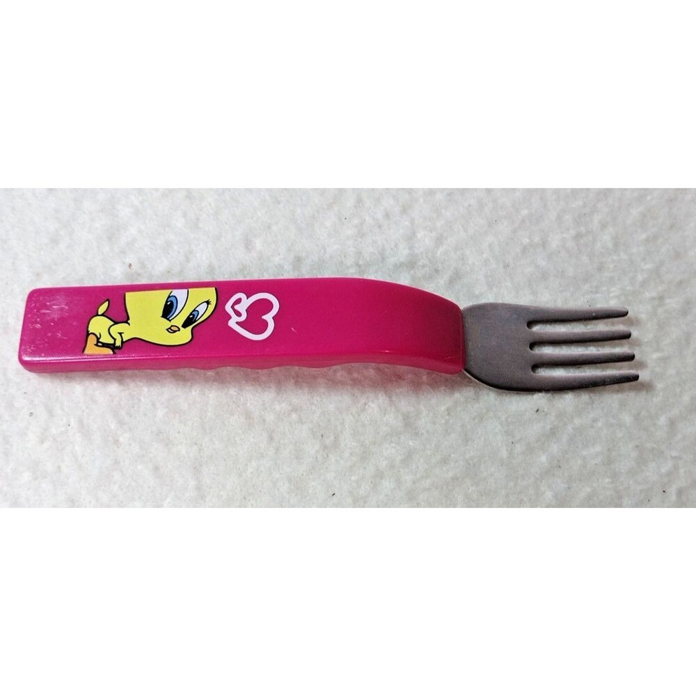 Vtg 2000 Gerber Tweety Bird Child’s Fork Warner Bros 5.5" Baby Flatware